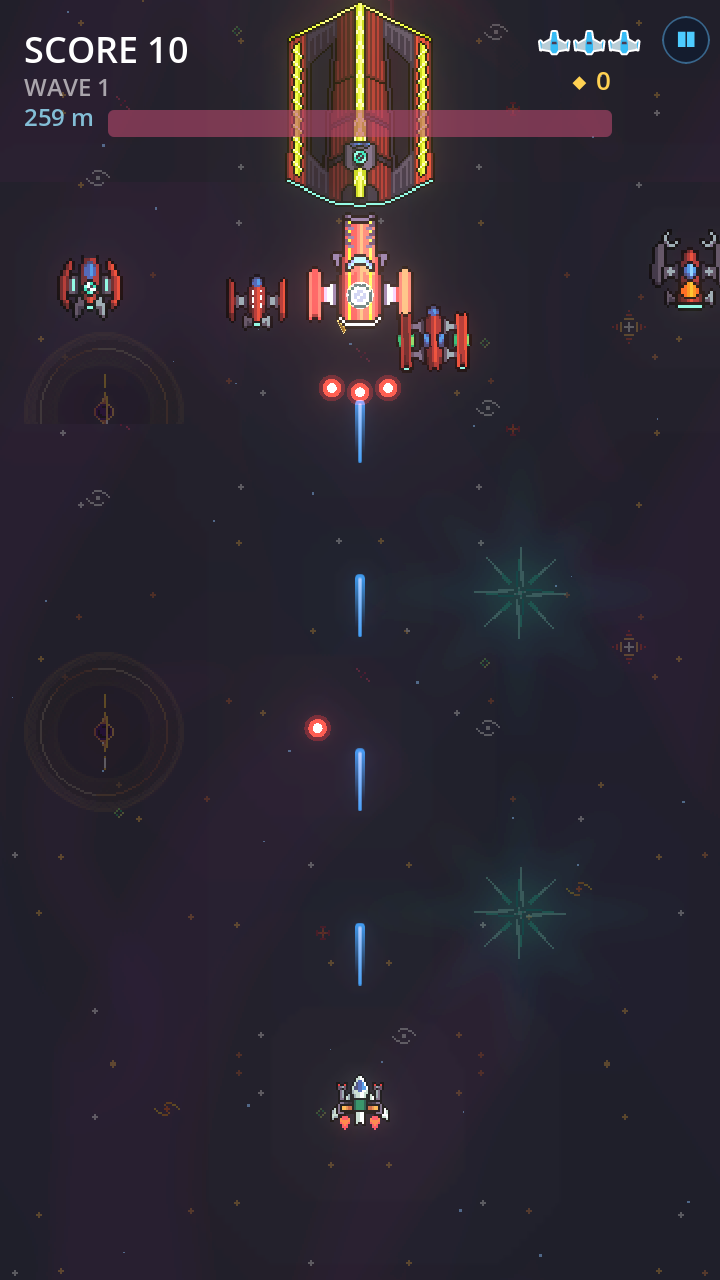 Starshard — firing up at a faction Dreadnought boss