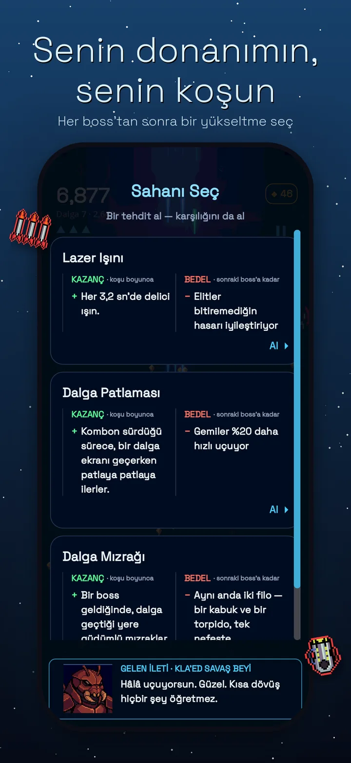 Senin donanımın, senin koşun — yükseltme seçimi